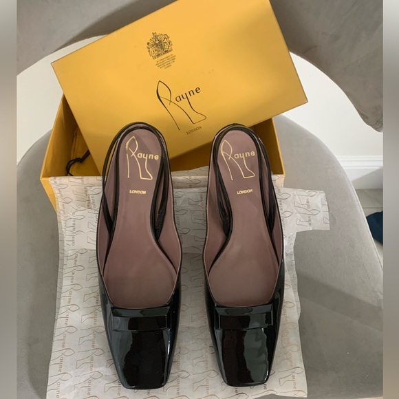 Rayne London Shoes - Rayne London Dressy Patent Black LEATHER Shoes